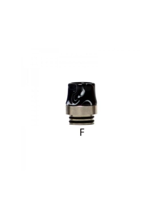 Drip Tip 810 Anti-Spitback (K) - Fumytech - Black & White ( F )