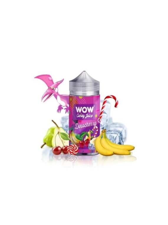 Dinocherry 0mg 100ml - WOW by Candy Juice