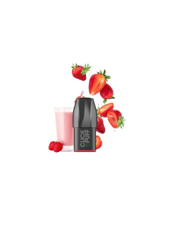 CLICK & PUFF – POD – MILKSHAKE FRAISE