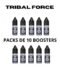 Pack de 10 Boosters de Nicotine 50/5010ml 20mg-Tribal Force