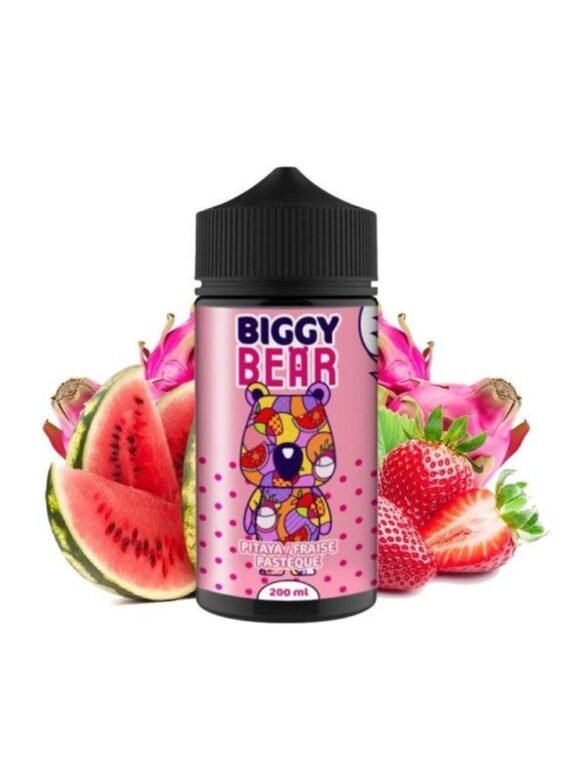 Pitaya Fraise Pastèque 0mg 200ml - Biggy Bear