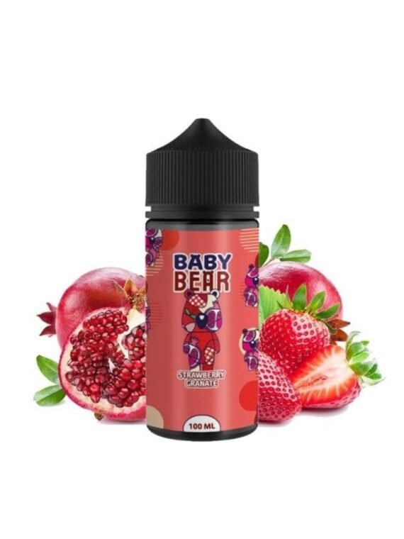 Strawberry Granate 0mg 100ml - Baby Bear