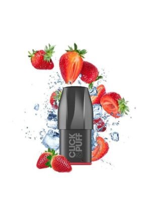 Cartouche Click & Puff 10/20mg Fraise Glacée (1pcs) - X-Bar