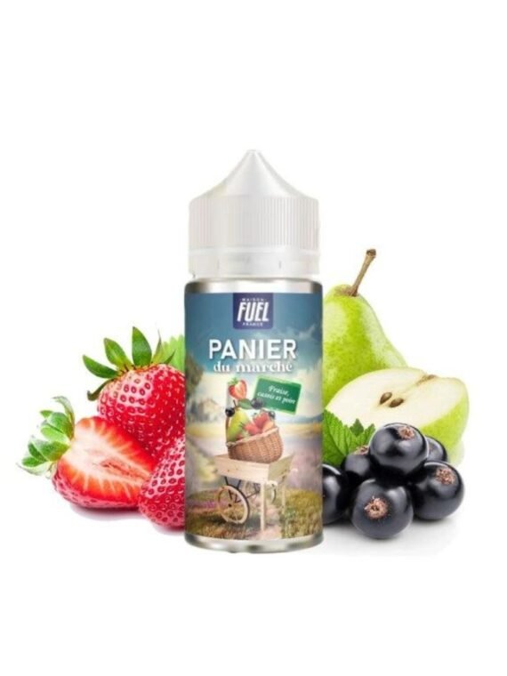 Fraise Cassis et Poire 0mg 100ml - Panier Du Marché by Maison Fuel