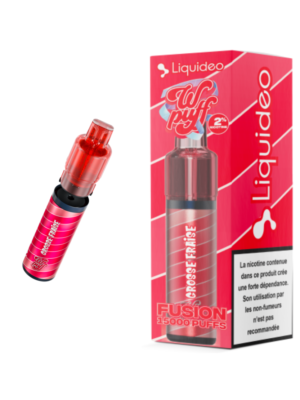 Wpuff Fusion - Grosse Fraise - 15000 puffs - 20mg