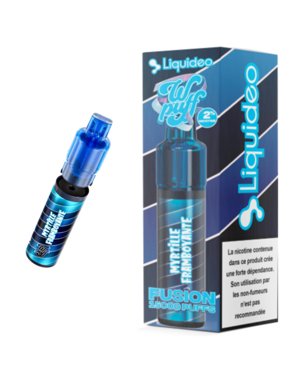 Wpuff Fusion Myrtille Framboise - 15000 puffs - 20mg