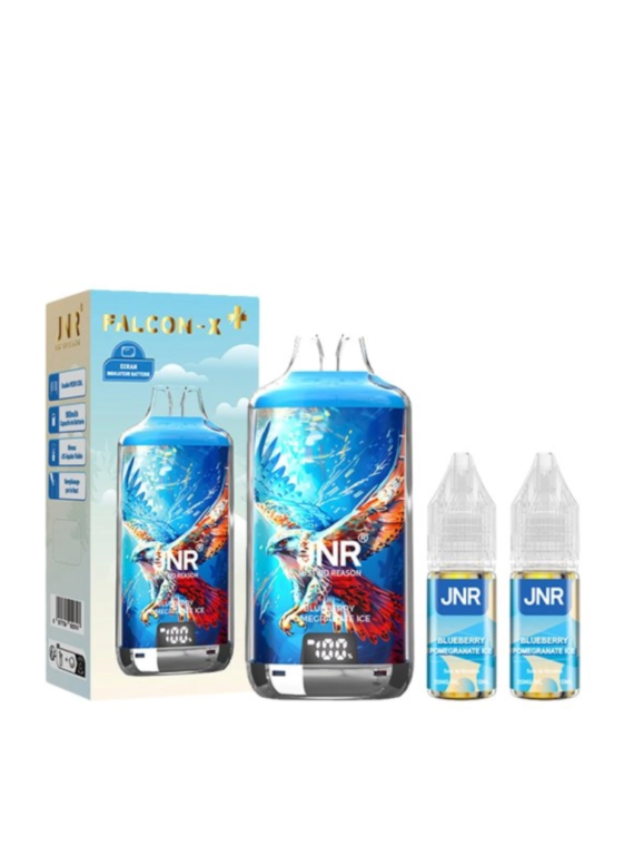 28000 Puff Falcon-X Blueberry Pomegranate Ice - JNR