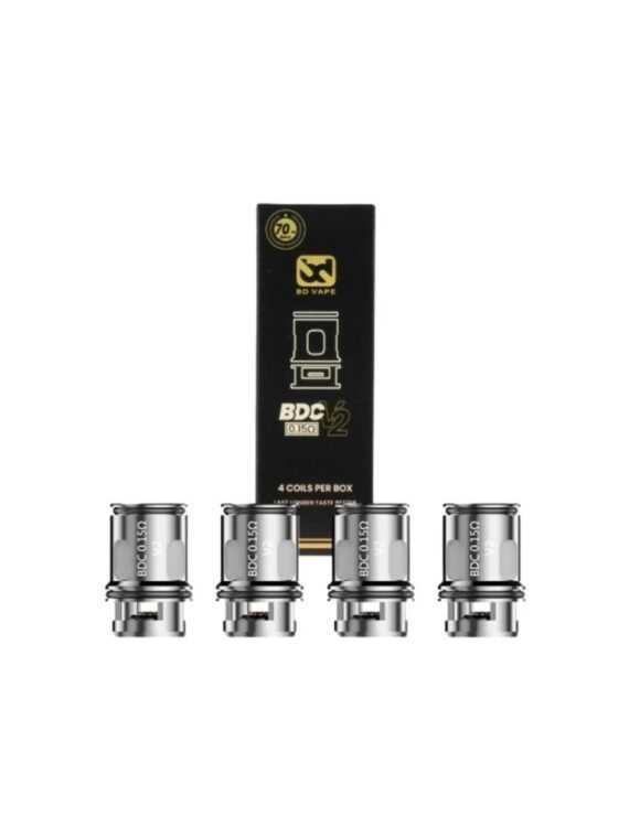 RÉSISTANCES BDC 0.15/0.3Ω V2 (4PCS) - BD VAPE
