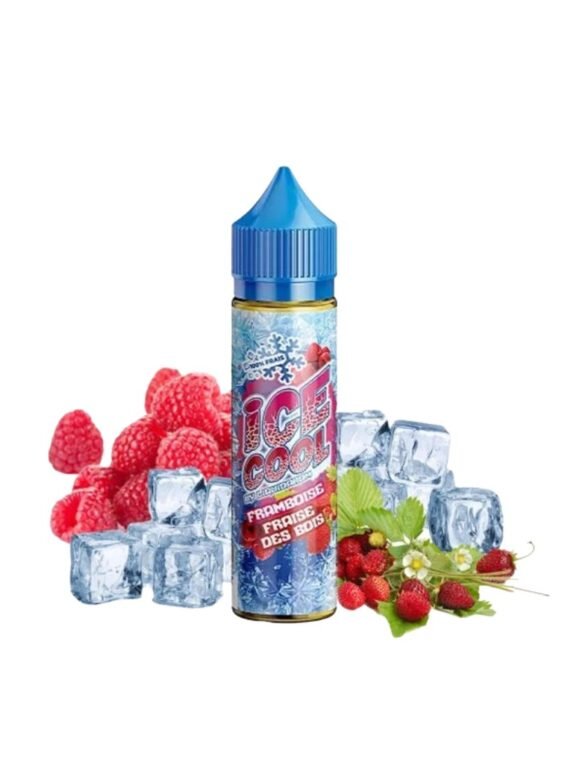FRAMBOISE FRAISE DES BOIS 0MG 50ML - ICE COOL BY LIQUIDAROM