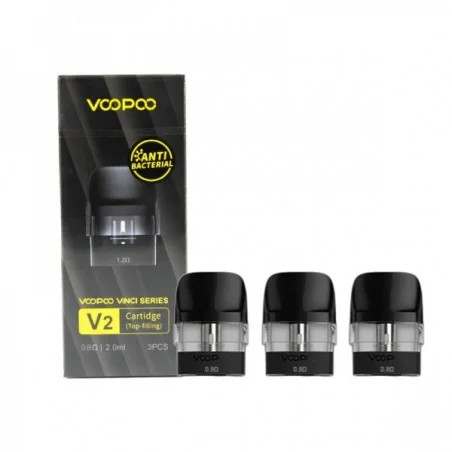 Cartouche Vinci Series V2 0.8Ω / 1.2Ω par 3 - VooPoo