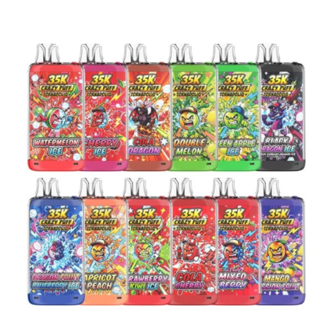 CRAZY PUFF 35K 1100MAH 20ML / 2% - TORNADOLIQ