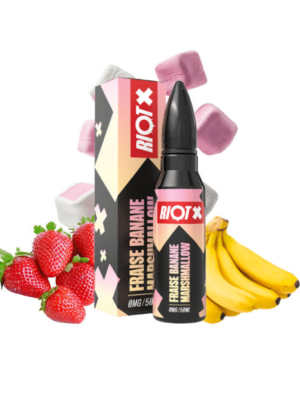 FRAISE BANANE MARSHMALLOW 50 ML - X BY RIOT